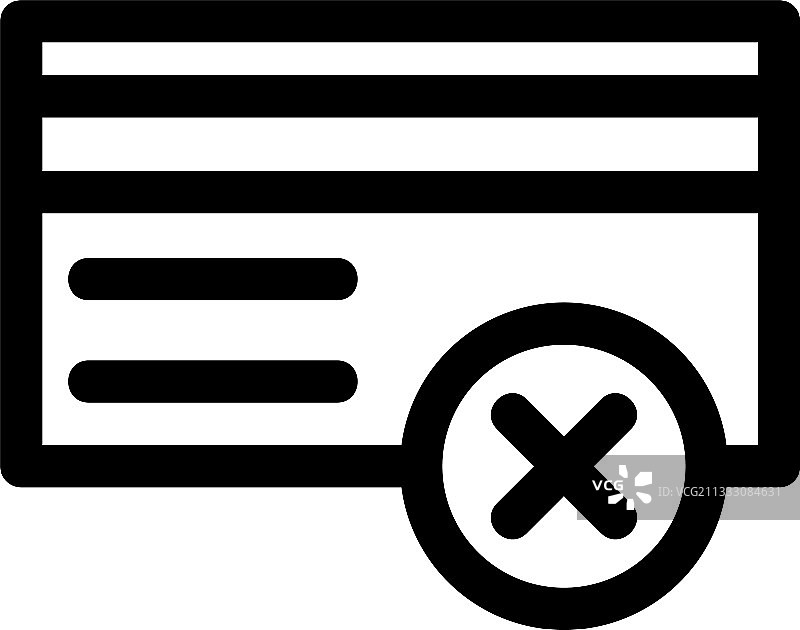 卡接受图标或标志孤立标志符号图片素材