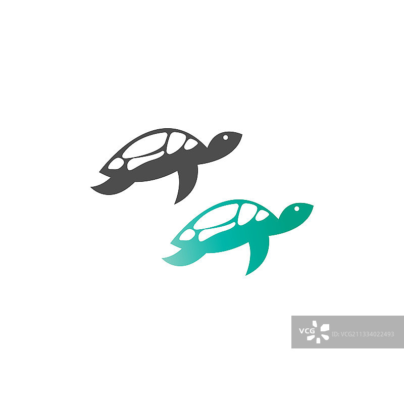 龟标志图标模板设计概念图片素材