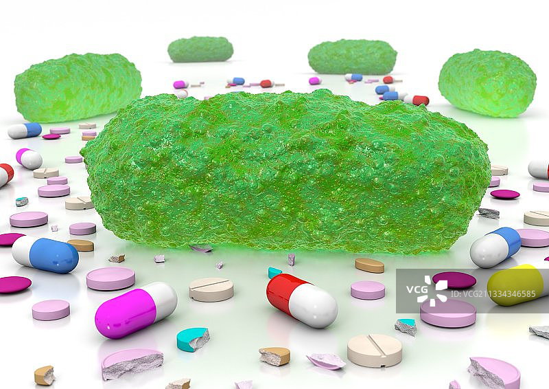 细菌产生抗药性,艺术品图片素材
