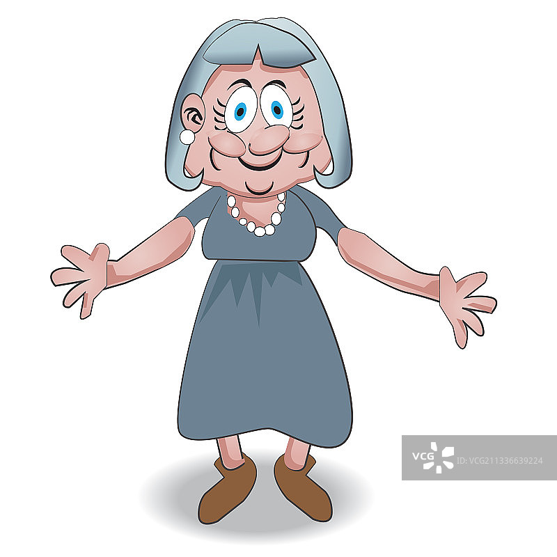 奶奶卡通人物和图片素材