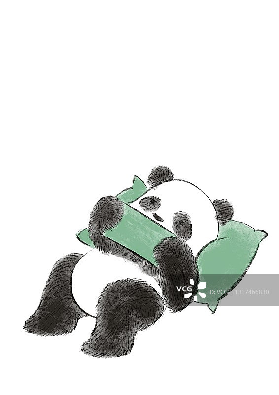 熊猫玩手机图片素材