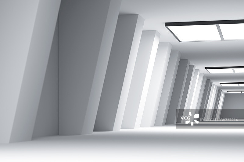 3D现代简洁室内空间背景图片素材