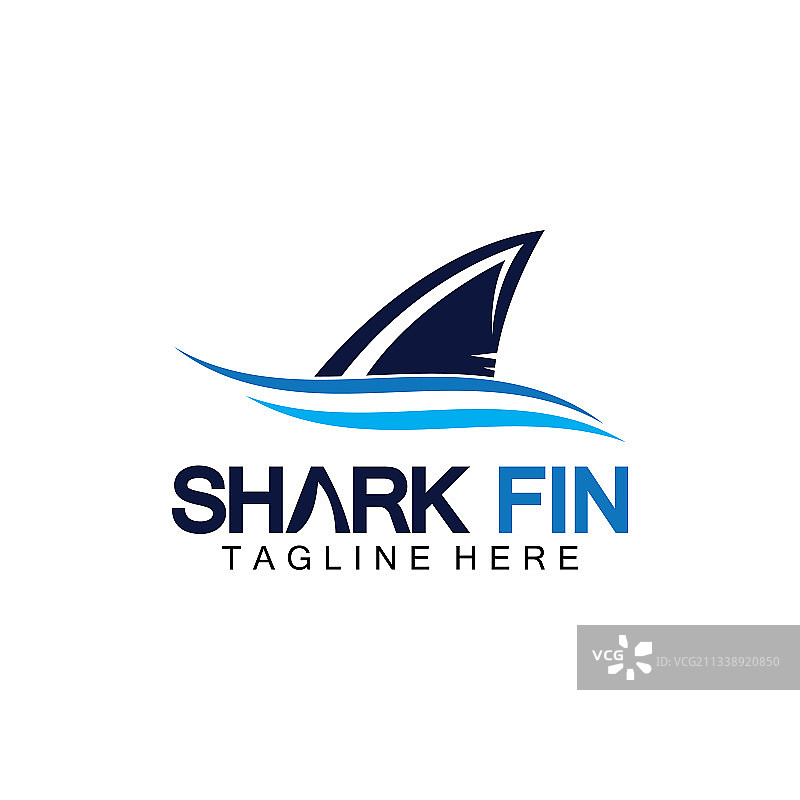 鱼翅标志设计模板鲨鱼标志模板图片素材