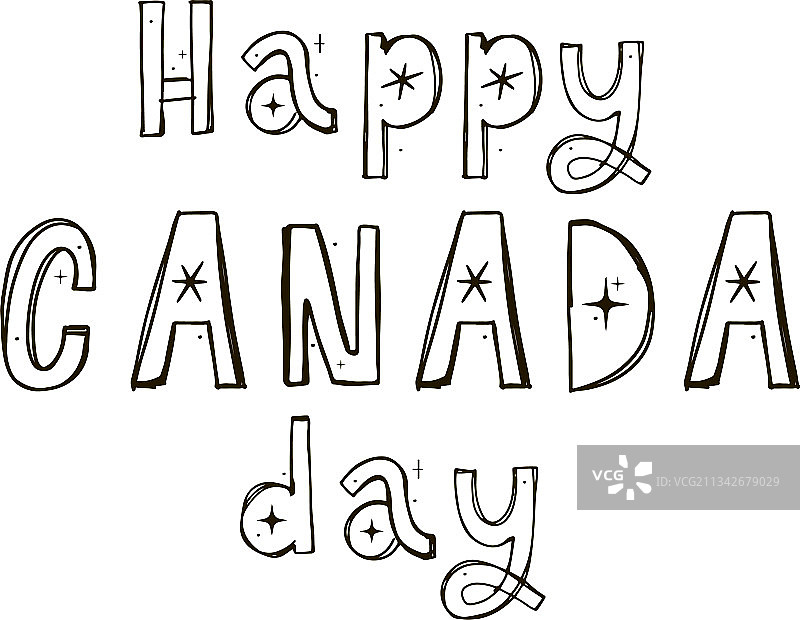 加拿大日卡为加拿大7月1日图片素材