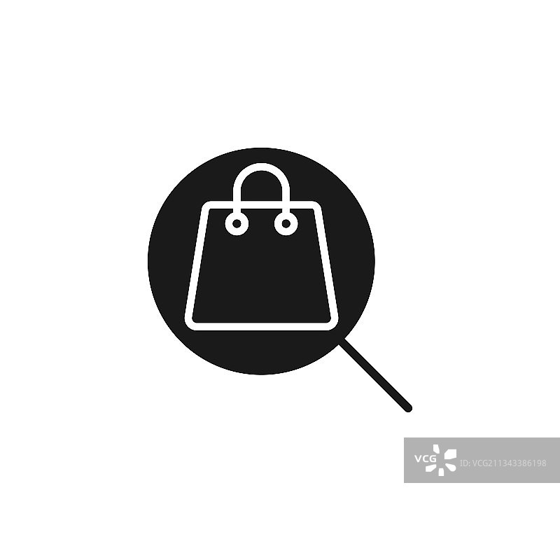 购物袋与搜索图标设计购物袋图片素材