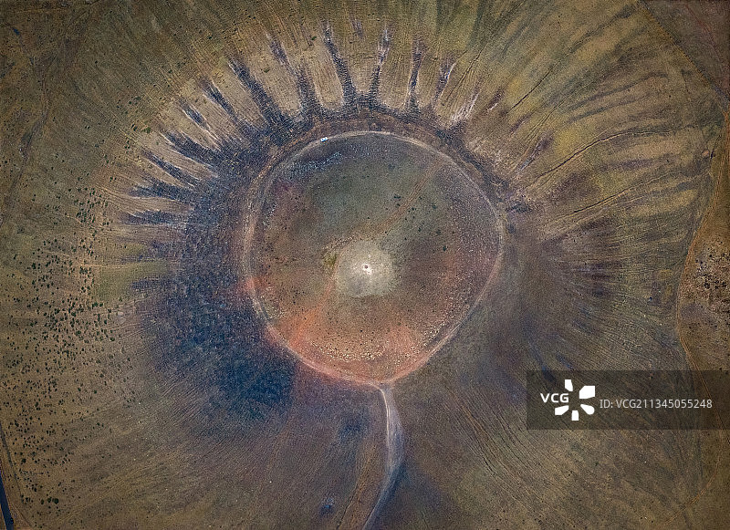 乌兰哈达火山大地之眼图片素材