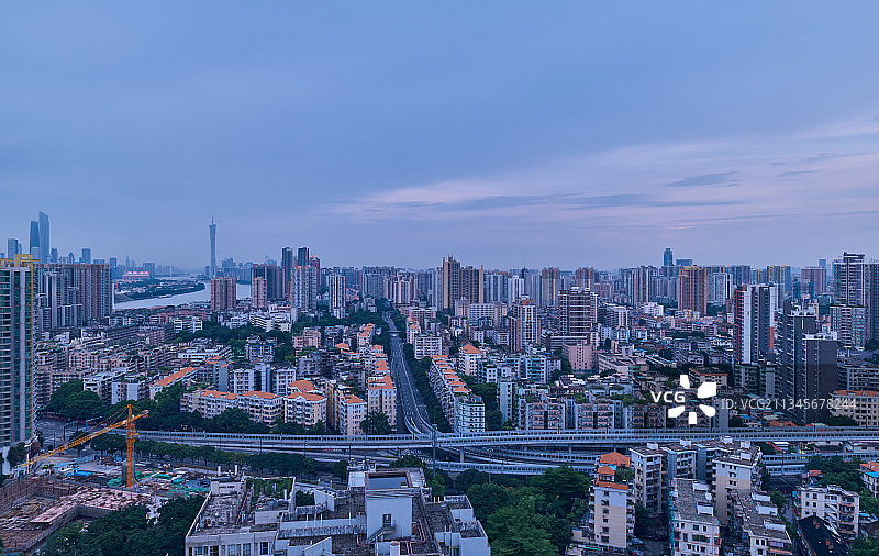 中国广州摩天大楼城市建筑风光图片素材