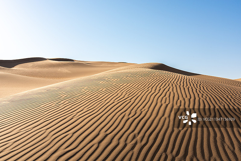 库布齐沙漠风光图片素材