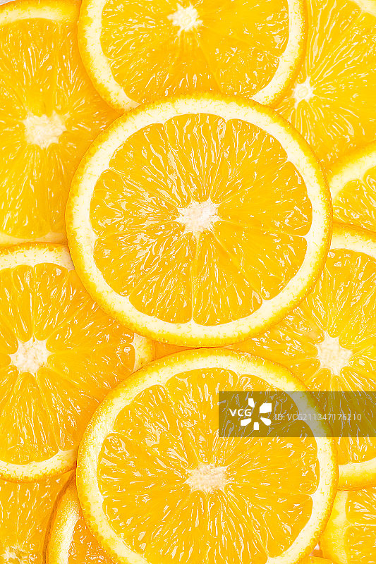 切开的橙子图片素材