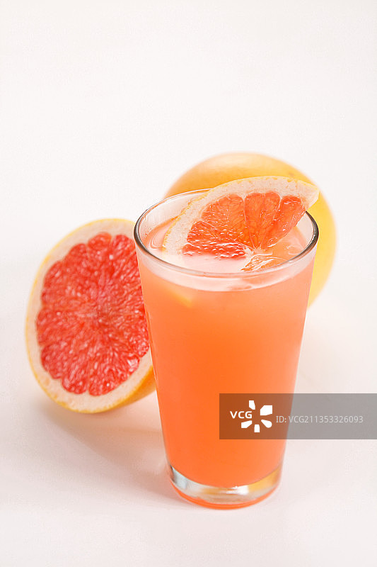 西柚水果汁图片素材