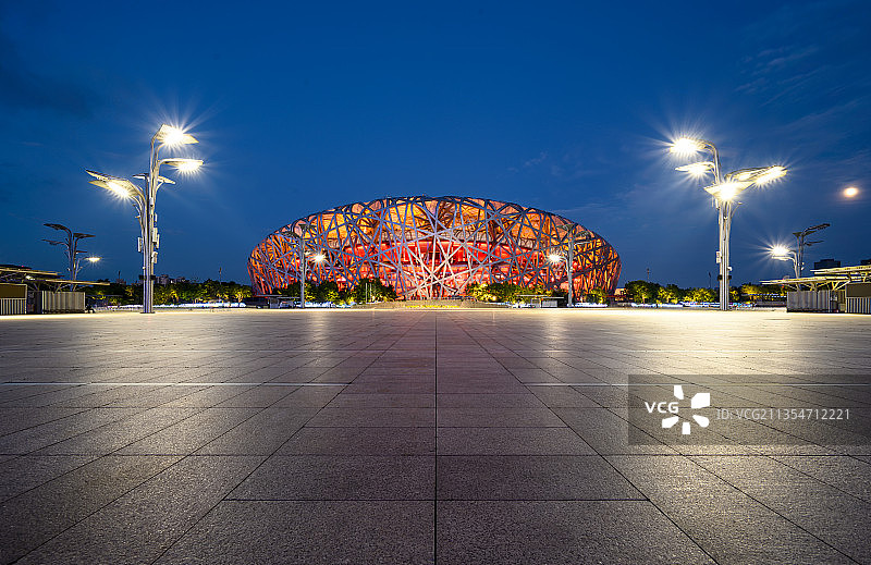 北京中轴线会场馆国家体育场鸟巢图片素材