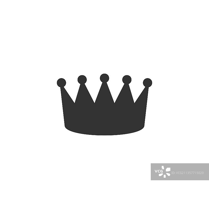 女皇皇冠标志豪华标志股票孤立图片素材