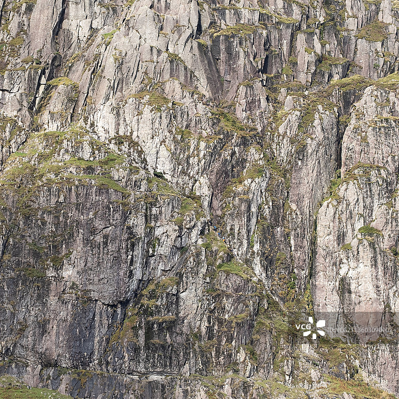 岩石形成的全帧镜头，帕维方舟，安布尔塞德，英国，英国图片素材