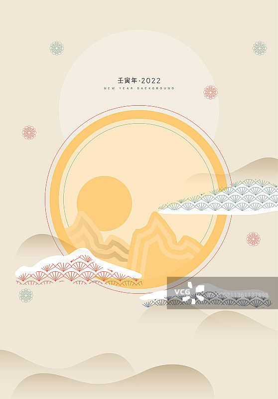 插图，文具，背景，新年，新年卡片，图案，韩国传统图案，海报图片素材