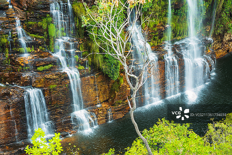 我的梦想是，巴西森林瀑布的风景图片素材