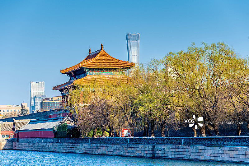 中国首都北京神武门图片素材