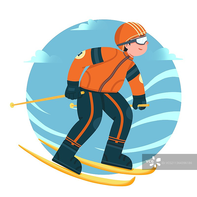 滑雪运动，越野滑雪，滑雪，运动，冬季奥林匹克运动会图片素材