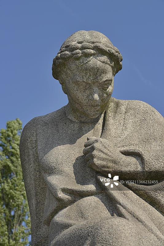 纪念碑，俄罗斯母亲，苏联纪念碑，特雷普托，柏林，德国，欧洲图片素材
