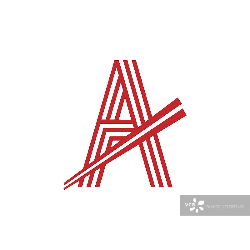 一个适合日本面条标志的字母符号图片素材