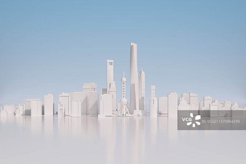 3D都市建筑城市群背景图片素材