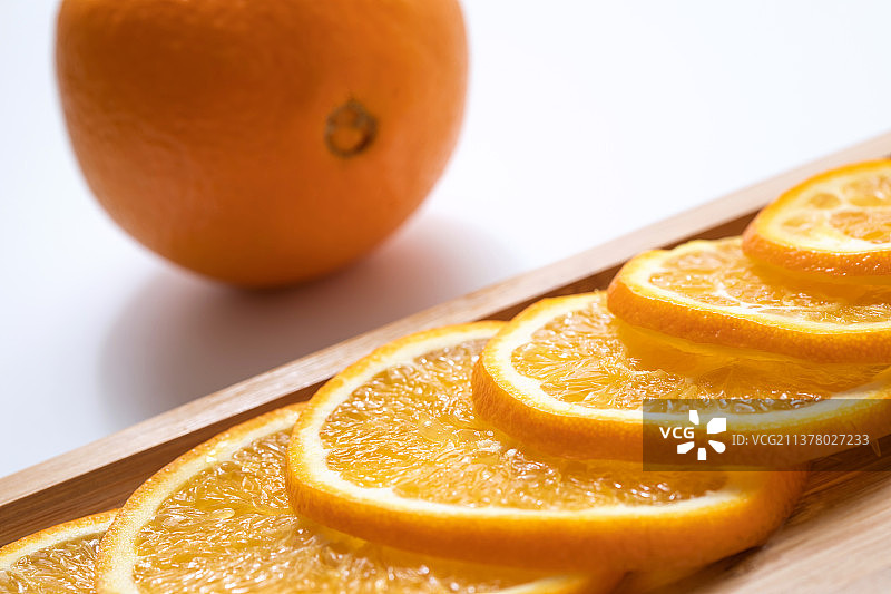 清新美味的橙子图片素材