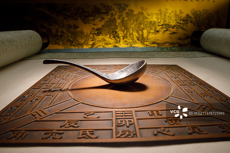 中国传统指南针司南图片素材