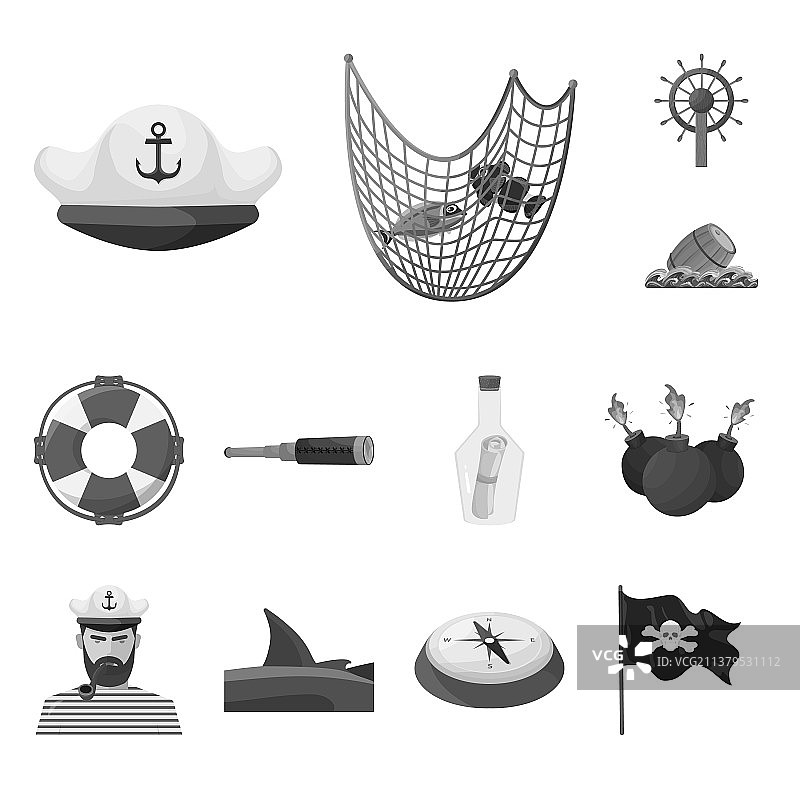 设计复古和航海标志图片素材
