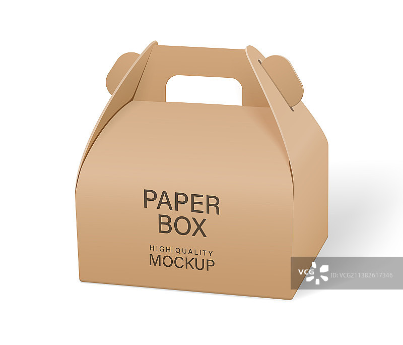 纸制食品盒包装模型图片素材