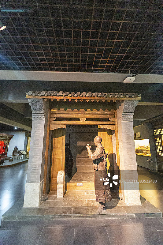 北京延庆博物馆：延庆民居大门（门楼）图片素材