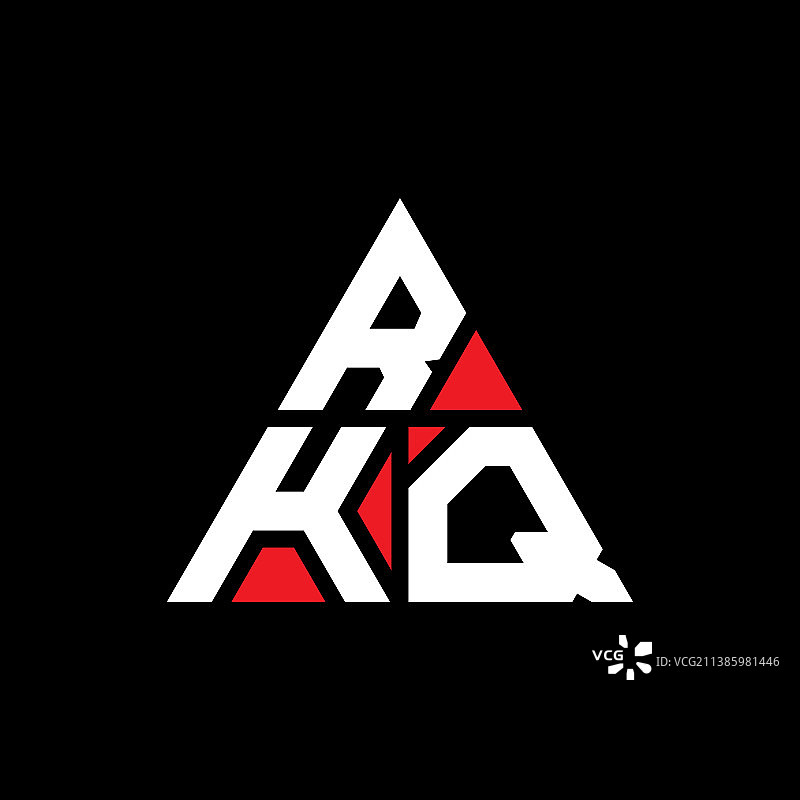RKQ三角形字母标志设计用三角形图片素材