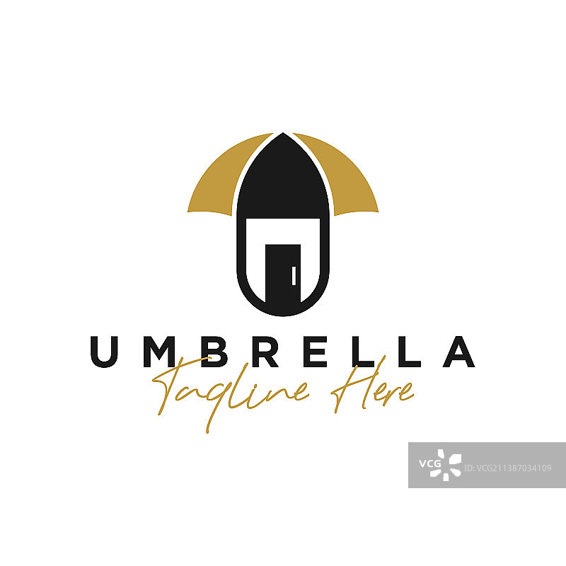 伞屋灵感logo设计图片素材
