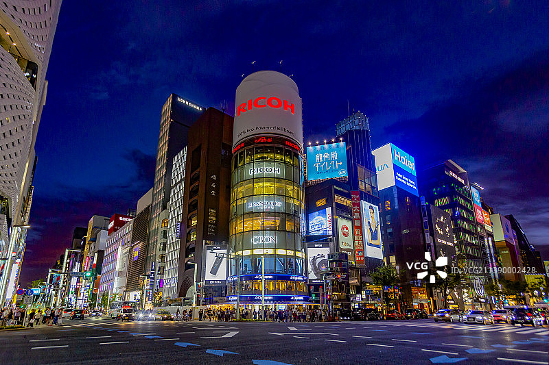 日本东京的夜景图片素材