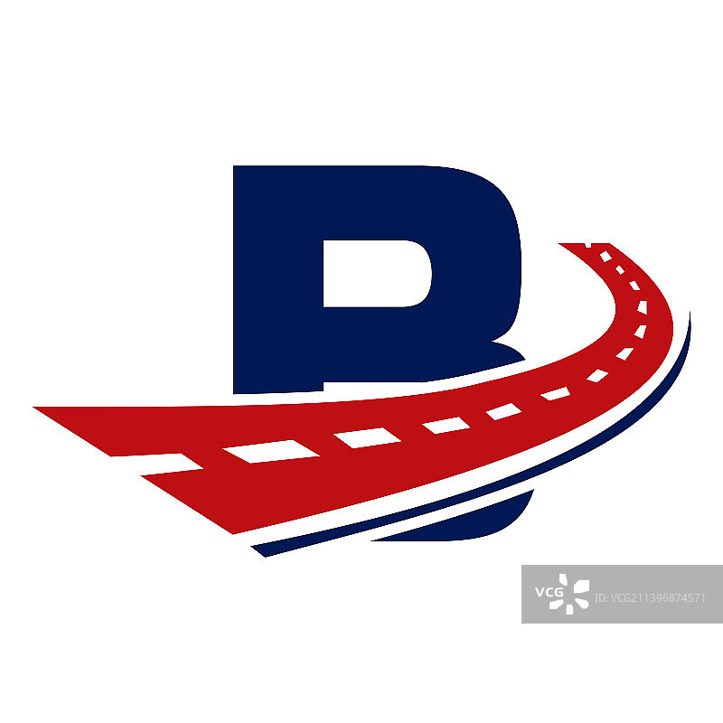 b字母运输标志b字母道路标志设计图片素材