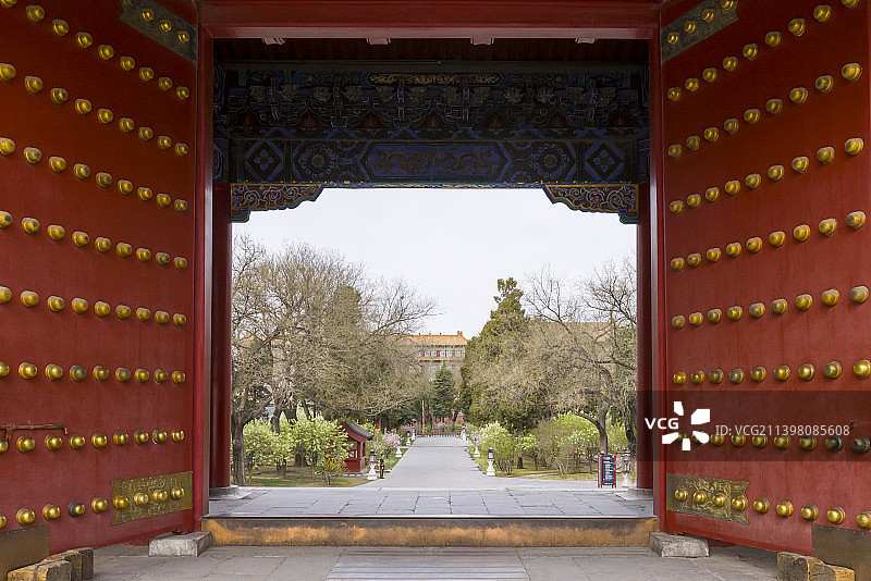 北京故宫熙和门图片素材