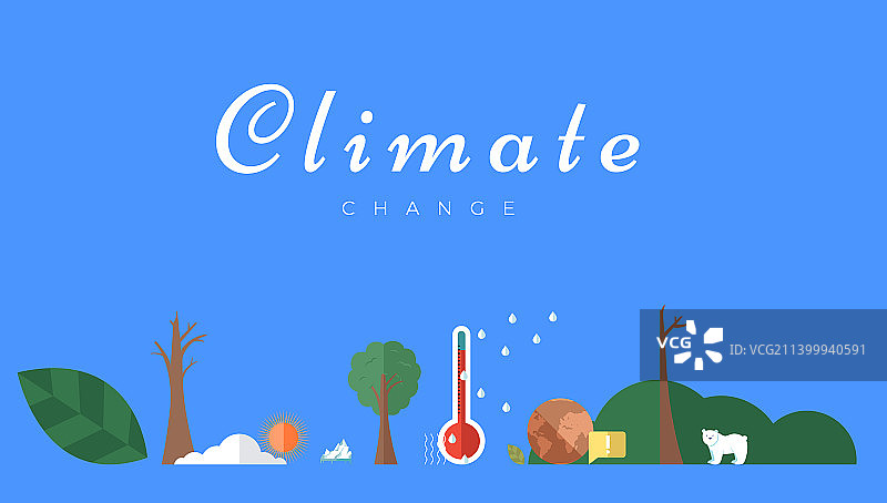 气候变化旗帜模板北极图片素材