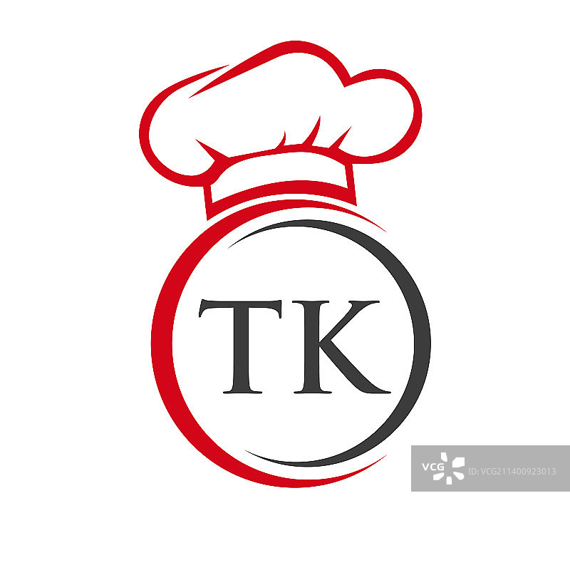 首字母tk餐厅标志模板图片素材