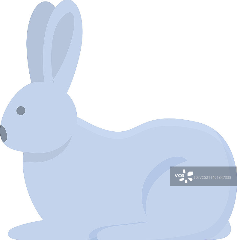 极地兔子图标卡通驼鹿动物图片素材