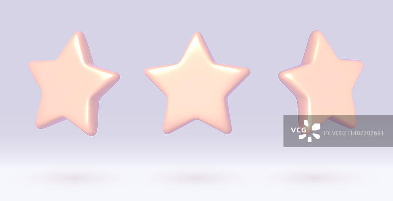3d明星现实粉红评级装饰的网络图片素材