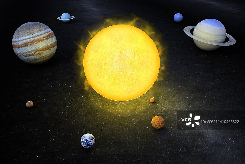 太阳系，艺术品图片素材