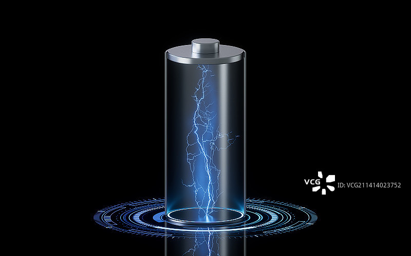 电池与电力能源3D渲染图片素材