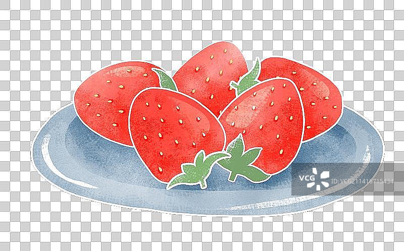 草莓种植解说图图片素材