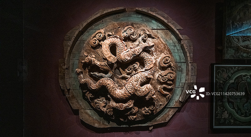 扬州中国大运河博物馆，看非物质文化遗产-京杭大运河前世今生图片素材