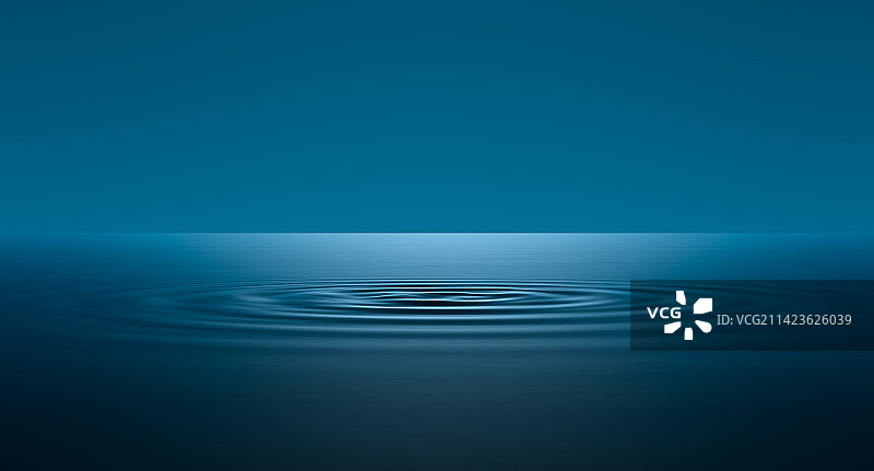 蓝色背景下的水-蓝色背景下的抽象背景-蓝色科技未来概念背景图片素材