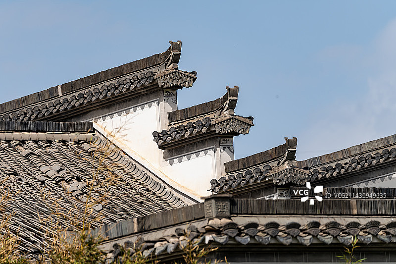 北京园博园古民居文化区建筑景观图片素材
