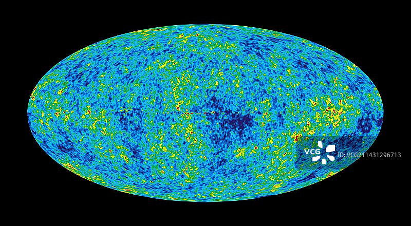 宇宙微波背景，WMAP图像图片素材