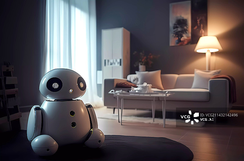 【AI数字艺术】家居人工智能机器人系列图片素材