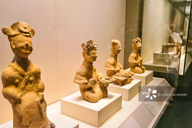 国家博物馆侍女俑陶俑图片素材