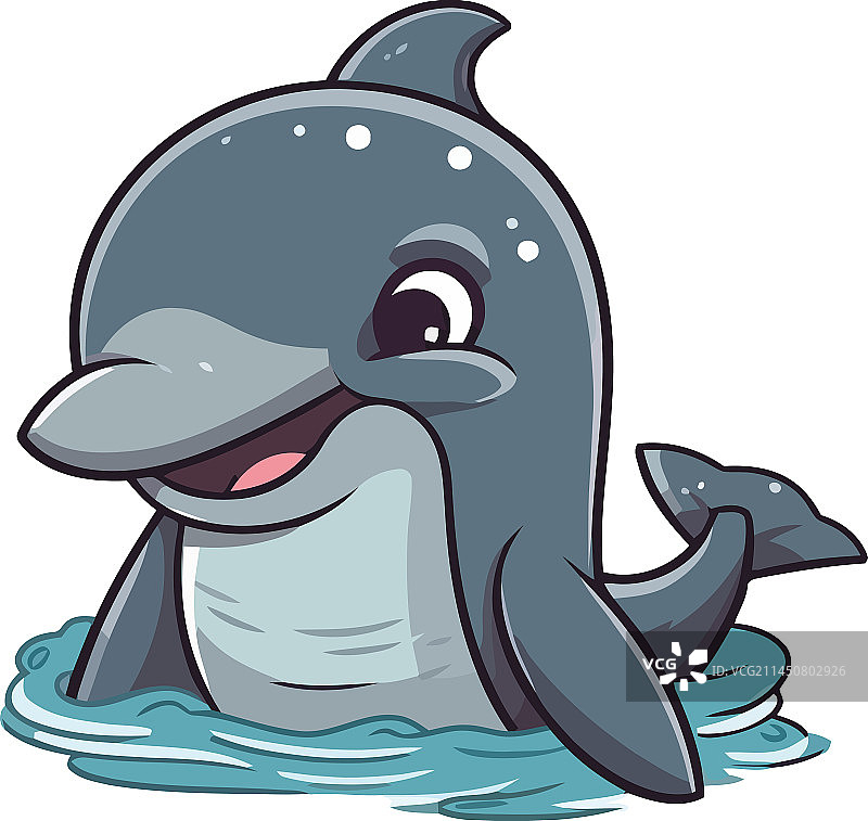 微笑海豚设计图片素材