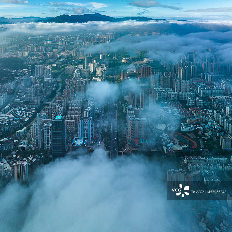 中国福建龙岩城市风光图片素材