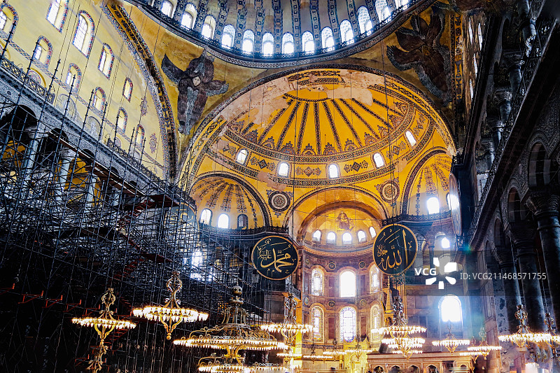 土耳其圣索菲亚大教堂图片素材